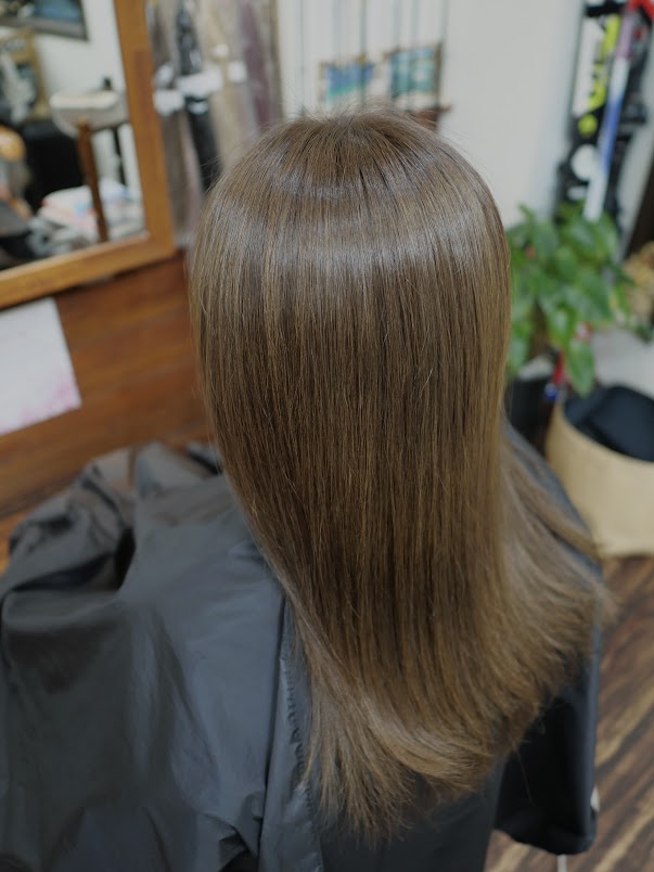 縮毛矯正とカラー