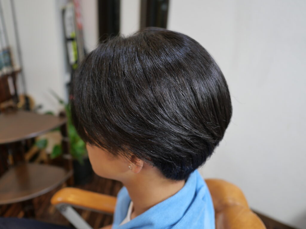 流れる縮毛矯正