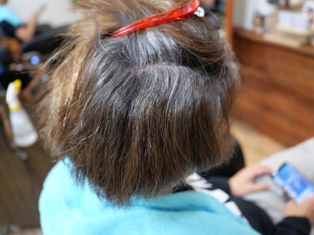 メンズ縮毛矯正と白髪染め