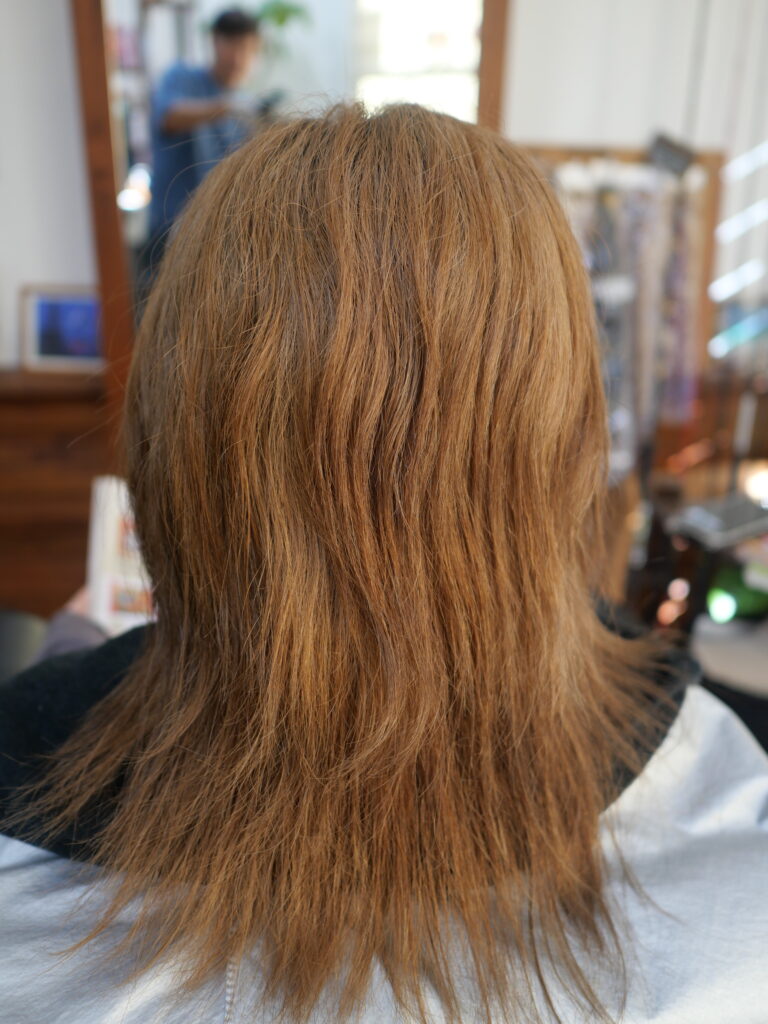 ブリーリ毛の縮毛矯正