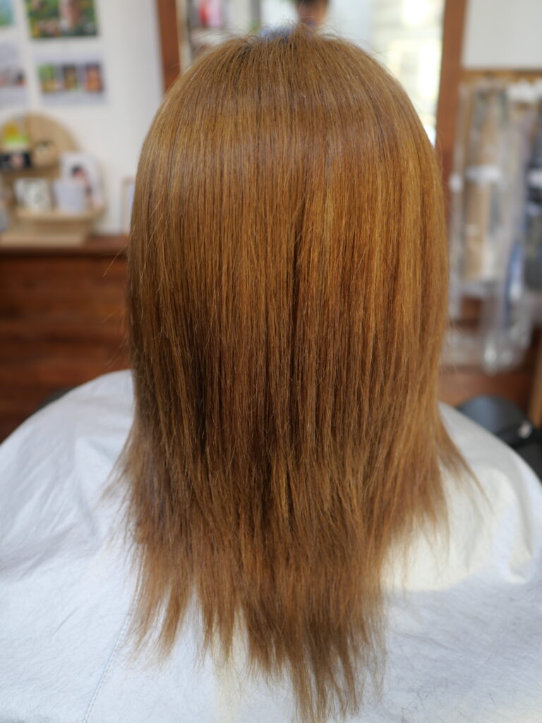 ブリーリ毛の縮毛矯正