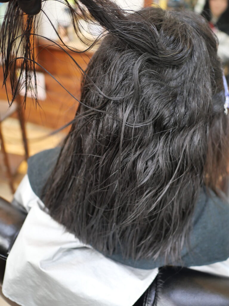 中学生の縮毛矯正ストレート